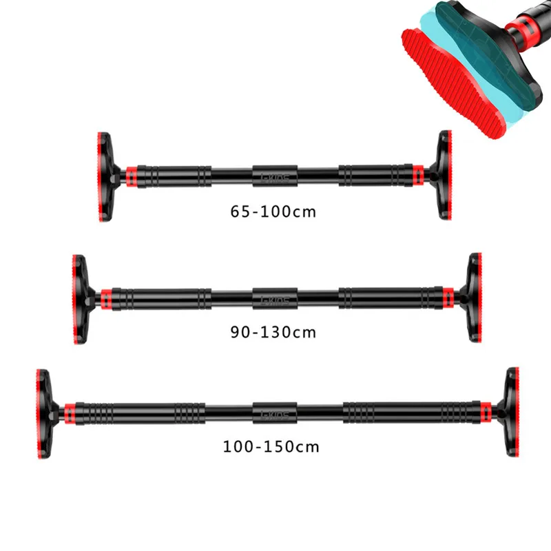 Suspension Trainer Door - 大型ドア用水平バー スチール製調整可能トレーニングバー 家庭用スポーツワークアウト プルアップ アームトレーニング シットアップバー