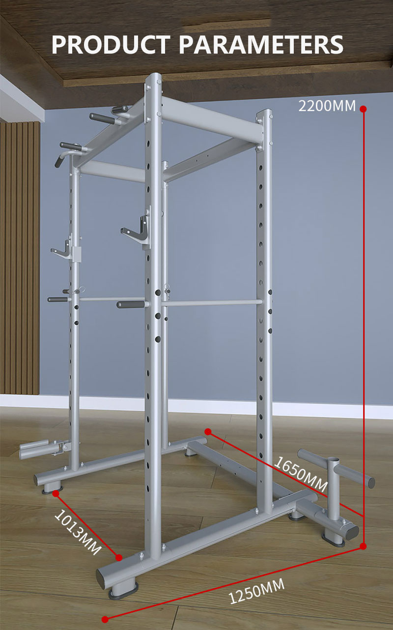 Home Gym Half Rack - ハーフフレームスクワットスタンドホームジムクロスフィットウェイトリフティングパワーラック