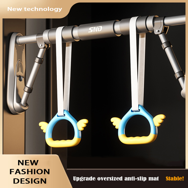 Suspension Trainer Door - ドア用滑り止め水平バー、子供用プルアップバー、屋内フィットネス機器、新しいアップグレード