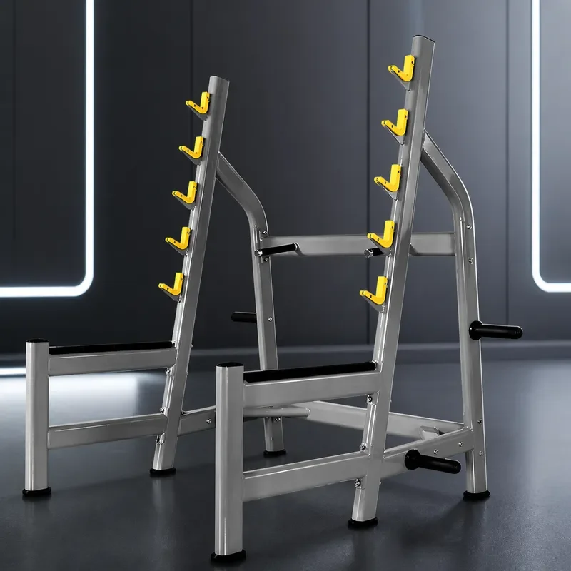 Home Gym Half Rack - 無料スクワットラックフレーム、ガントリーラック、ハーフフレームベンチプレス、バーベルラック、業務用ジム、家庭用フィットネス機器