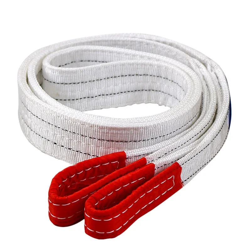 Pull Up Bar Tower - 1Tx3M 1Tx1M 2Tx1M 工業用リフティングベルト耐摩耗性白フラットリフティングベルトトレーラースリングクレーン巻上貨物ポリエステル