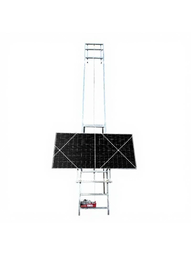 Pull Up Bar Tower - 太陽光パネル用電動昇降機、屋根運搬用電動ホイスト