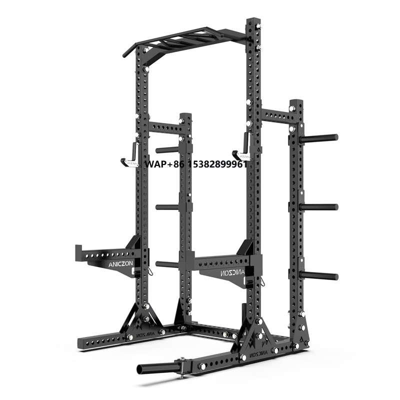 Home Gym Half Rack - スクワットラック 家庭用 業務用 フィットネスジム機器 トレーナーラック ボディビルディング