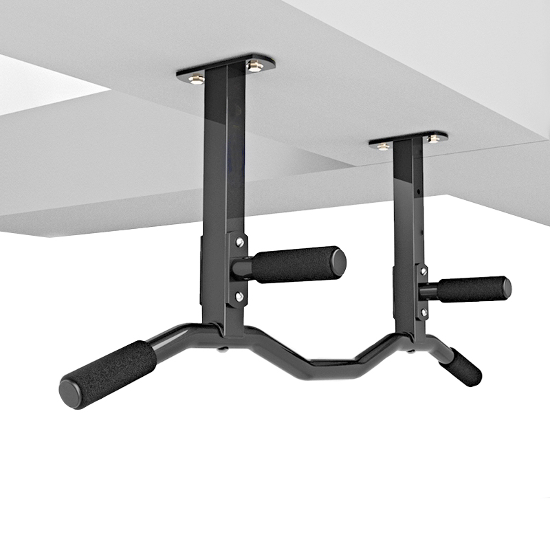 Pull Up Bar Tower - 壁に取り付けられたプルアップバージムホーム多機能チンアップバーグリップ屋内ルーフ水平バースポーツ平行ワークアウトエクササイズ