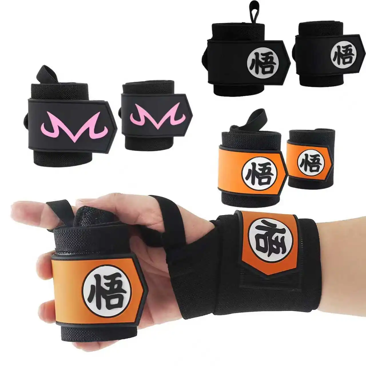 Lifting Straps Wrist - 1組 ジムスポーツ ウェイトリフティング リストラップ リストバンド サポートブレース