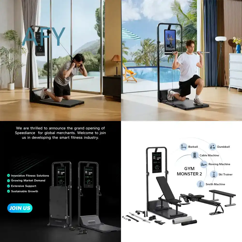 Home Gym Installation - スピードアンス オールインワン ジム フィットネス機器 家庭用 設置不要