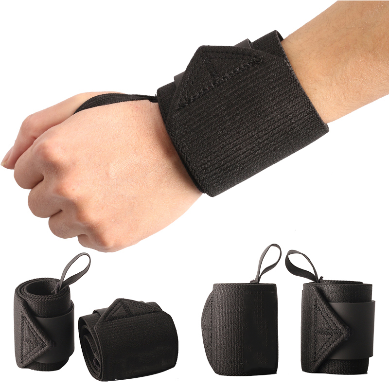 Lifting Straps Wrist - パッド入りハードリストラップサポートブレース、ウェイトリフティング、フィットネスジム、クロストレーニング、スポーツ安全用リストストラップ、ブラックリストサポート