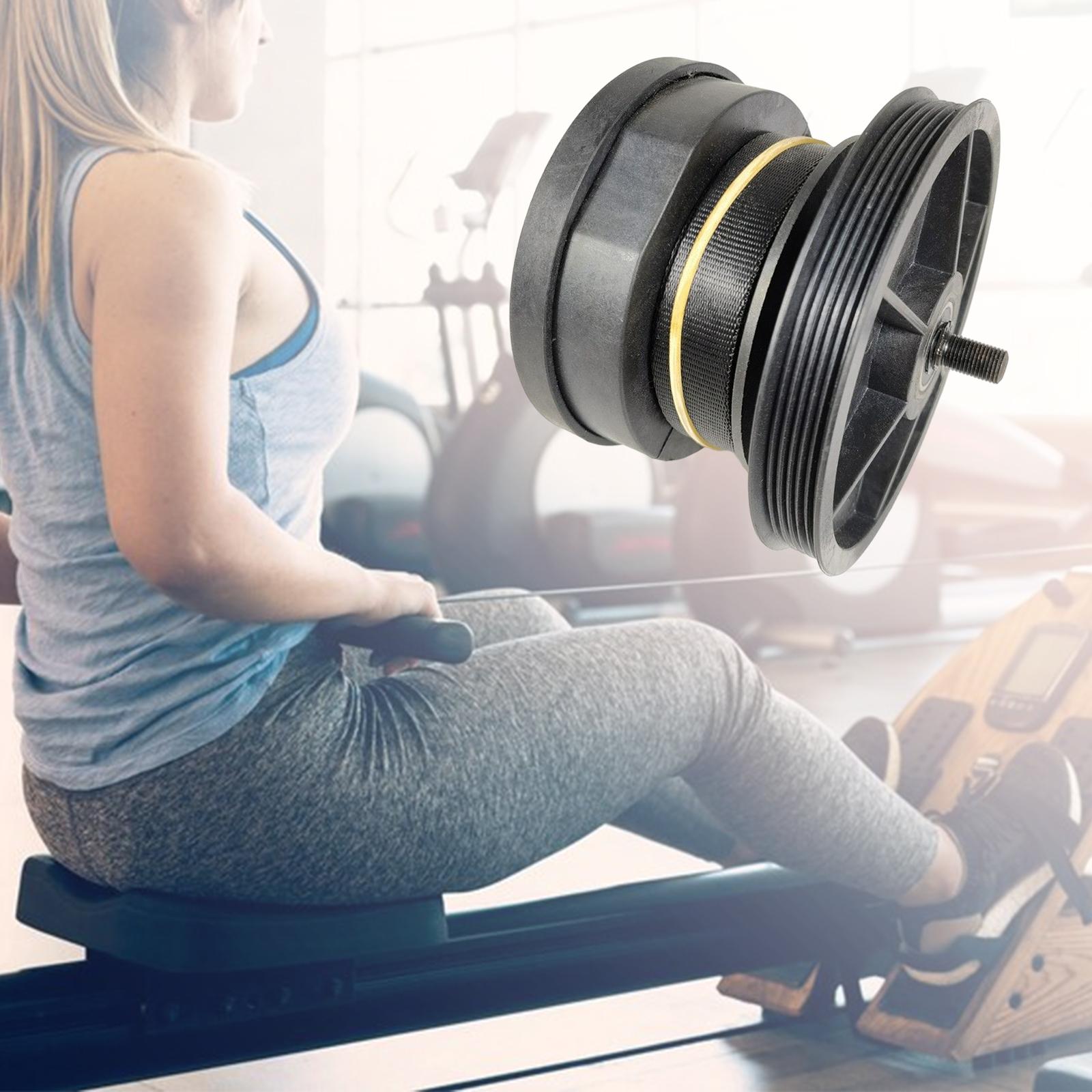 Home Gym System - 耐久性のあるウェビングリバウンドダンパー抵抗システムローイングマシンベルトプーリー交換ジムローワースプリングボックス重力ホイールホーム