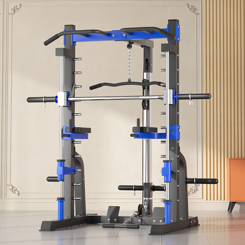 Leg Press Machine - 多機能ホーム総合トレーニング機器 ガントリーフレーム バードスクワット ベンチプレスフレーム 統合フィットネス