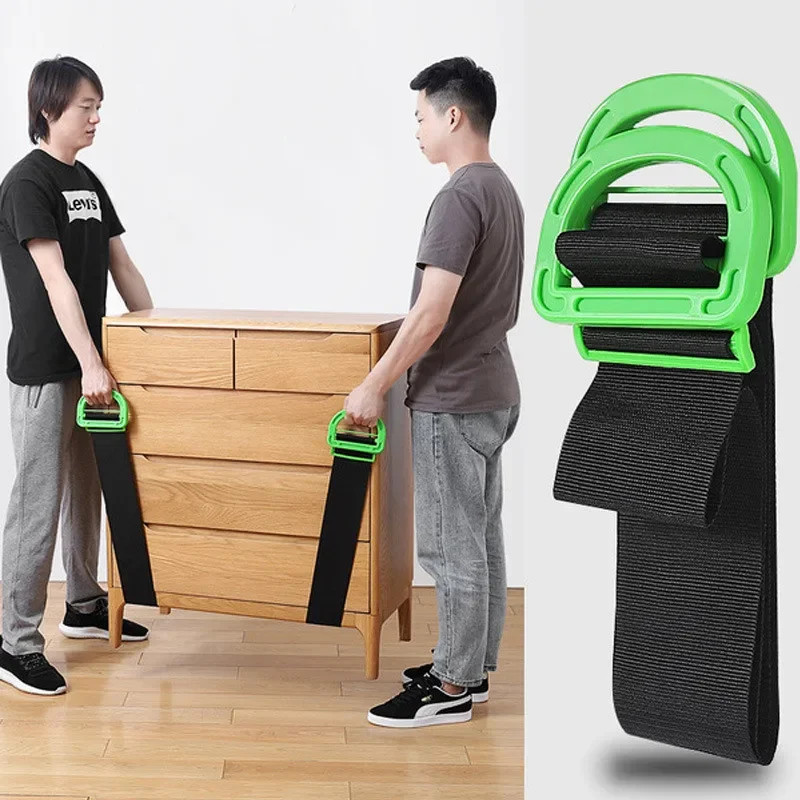 Lifting Straps Wrist - 家具移動用ストラップ 調節可能な移動用リストストラップ フォークリフト用リフティングストラップ 重い物運搬用ストラップ 簡単に運搬できるストラップ