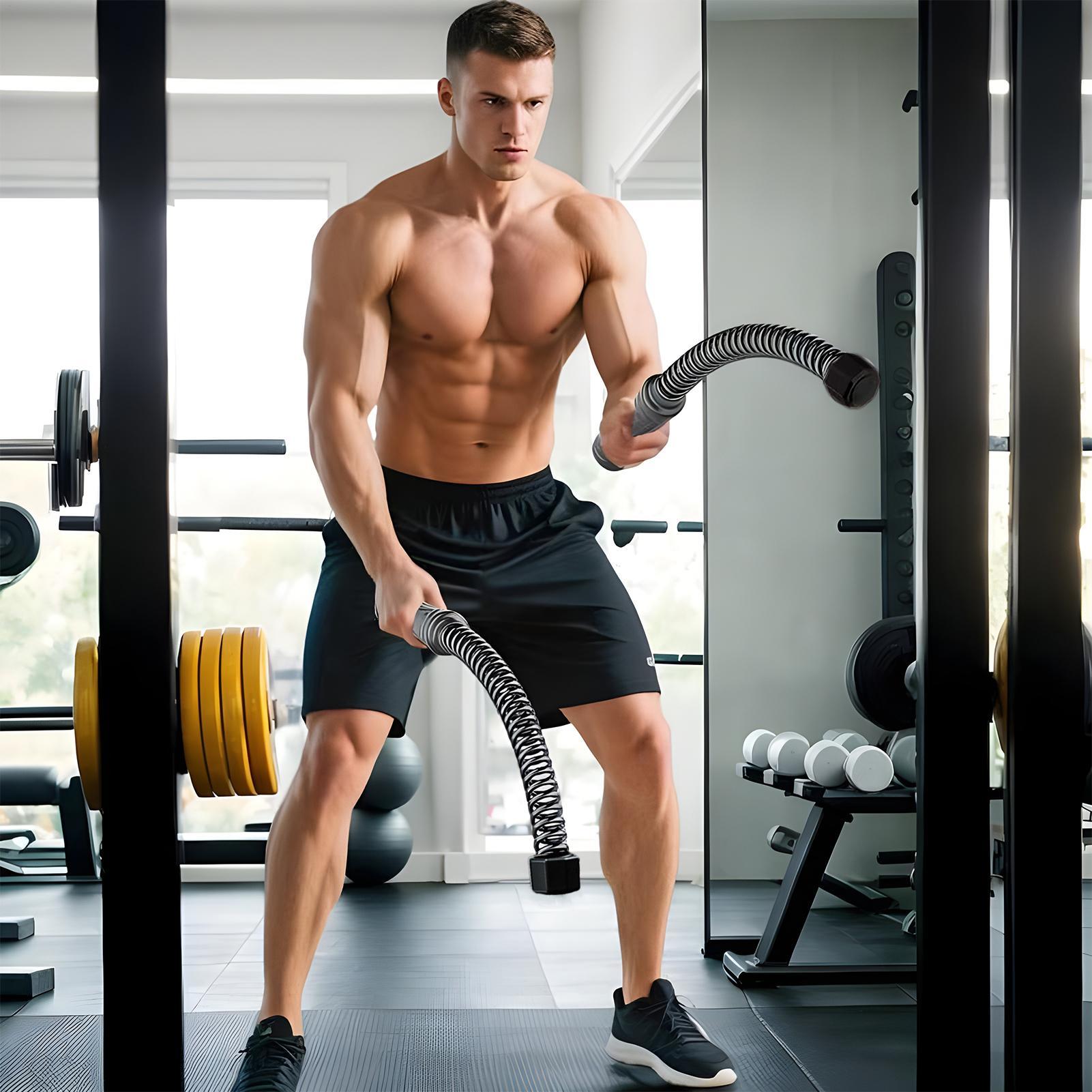 バトルロープ ホームジム用 減量 ジムロープ コードレス運動 - Home Gym In Apartment のレビューと価格