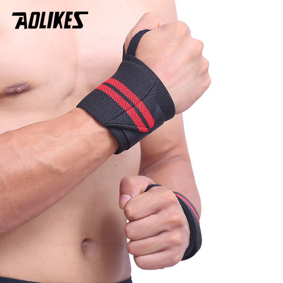AOLIKES 1 ペアリストバンドリストサポートブレースス - Lifting Straps Wrist のレビューと価格