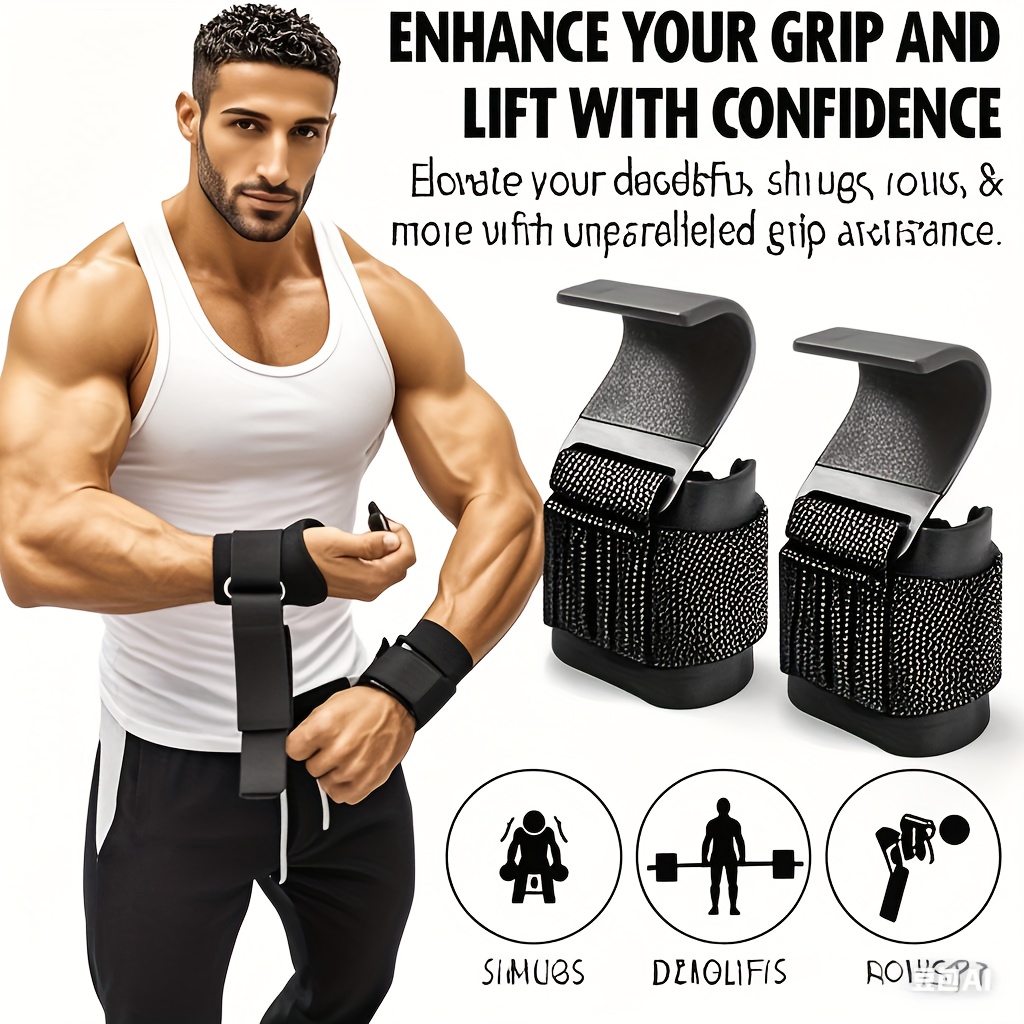 ウェイトリフティングフックグリップ（リストラップ付き）ハンド - Lifting Straps Wrist のレビューと価格