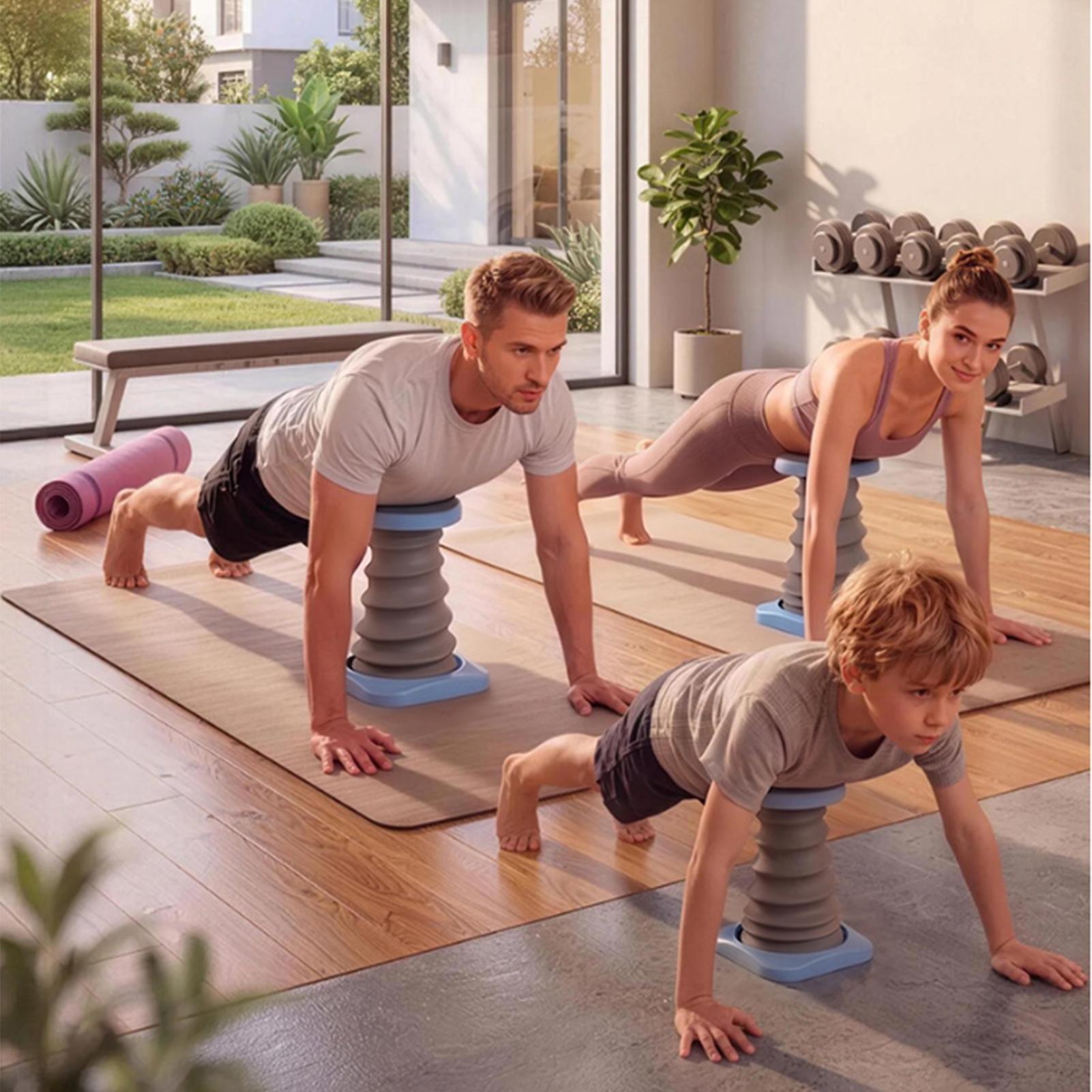 プッシュアップ補助ツールポータブル自動リバウンド人間工学に基 - Home Gym In Apartment のレビューと価格