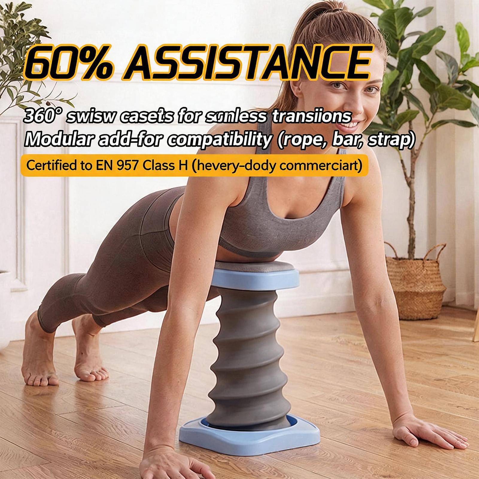 プッシュアップ補助ツールポータブル自動リバウンド人間工学に基 - Home Gym In Apartment のレビューと価格