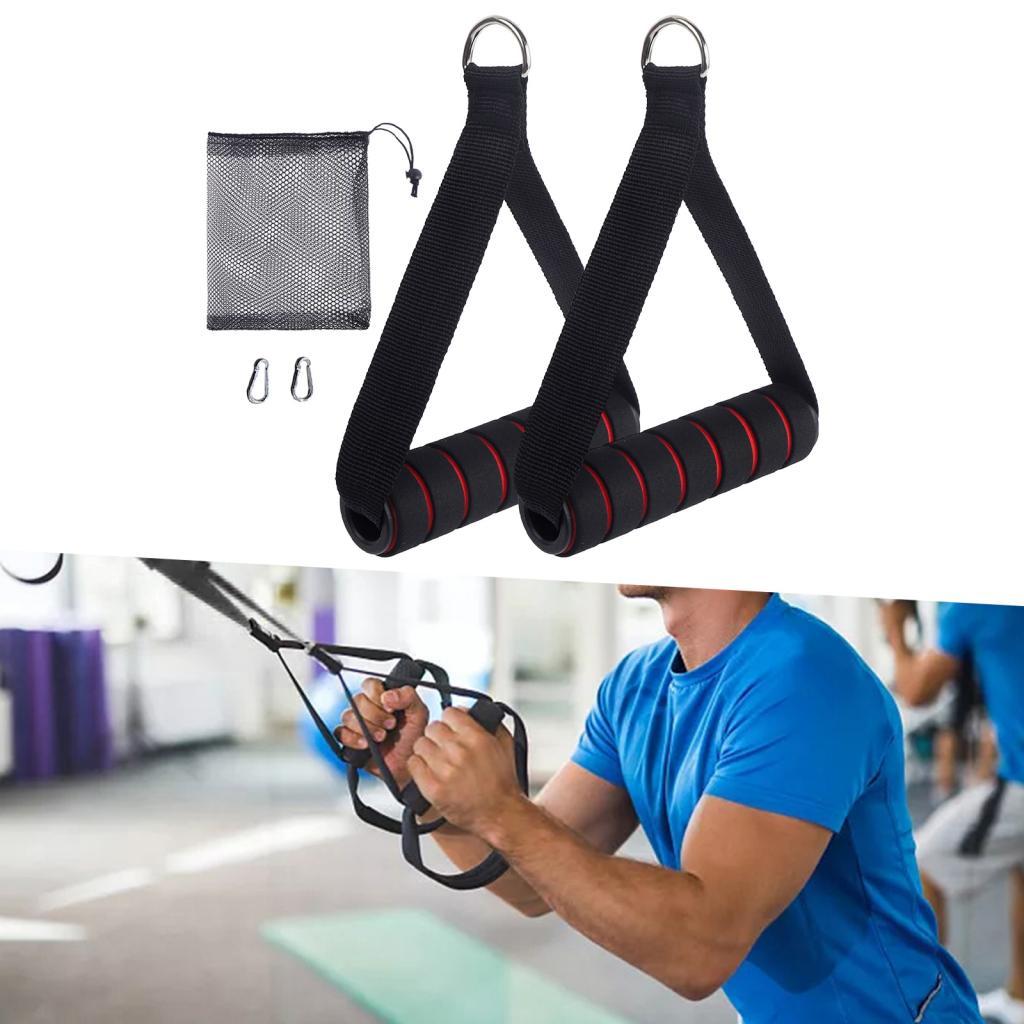 2x エクササイズハンドル プーリーシステム用ワークアウトハ - Home Gym System のレビューと価格