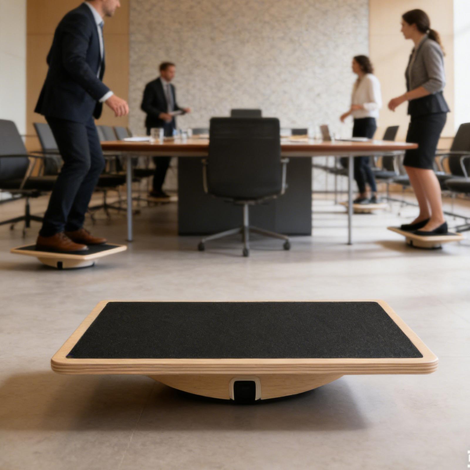 木製バランスボード 滑り止め付き ポータブルコアトレーナー  - Home Gym In Apartment のレビューと価格