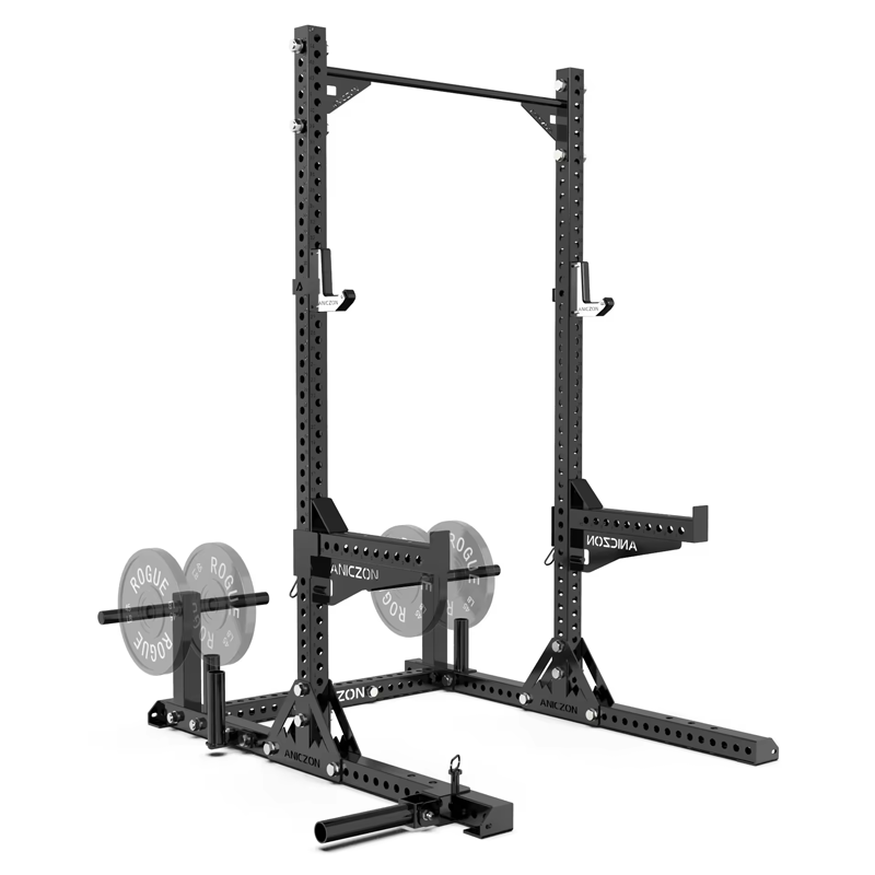 スクワットラック 家庭用 業務用 フィットネスジム機器 トレ - Home Gym Half Rack のレビューと価格
