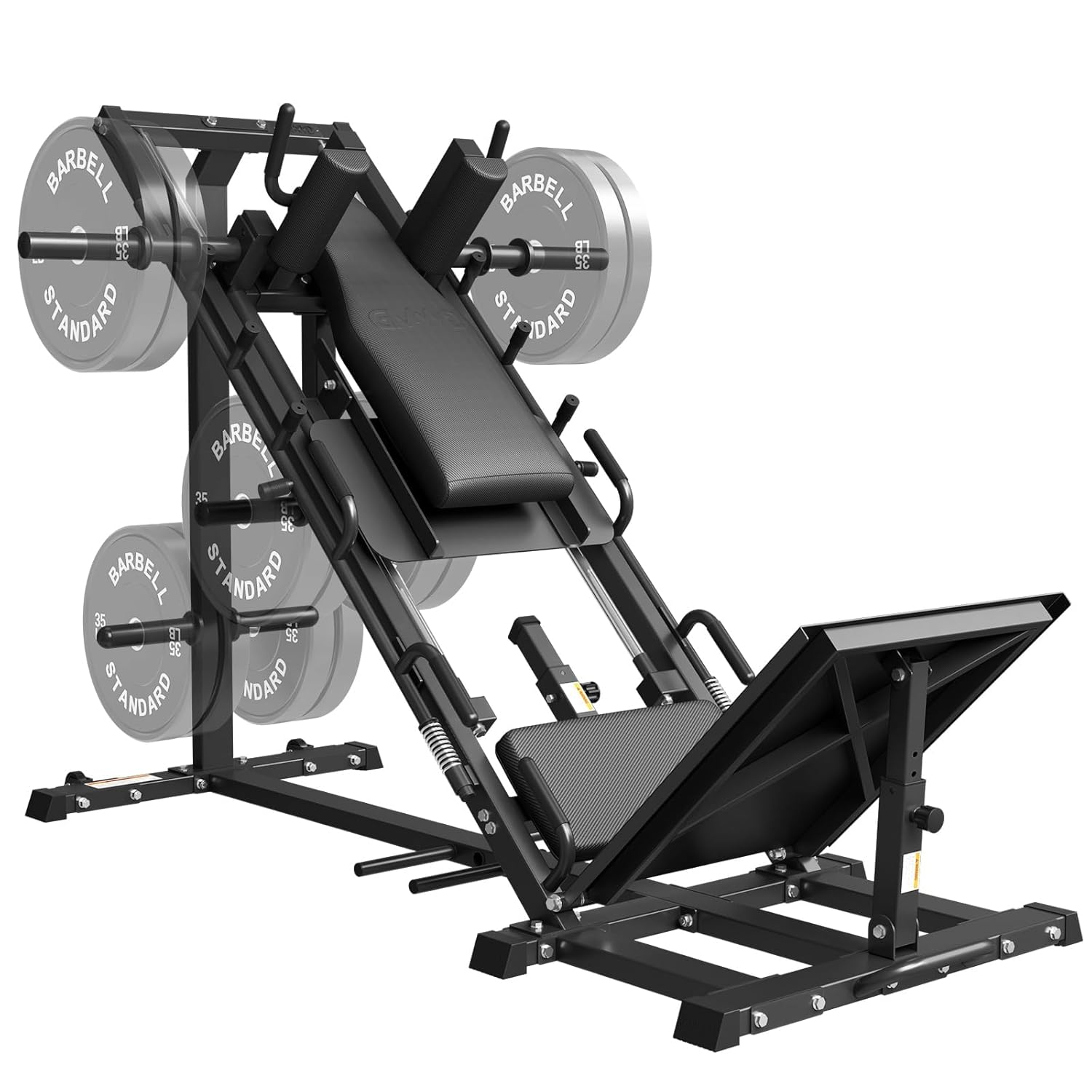 レッグプレスハックスクワットマシンコンボ、リニアベアリング付 - Leg Press Machine のレビューと価格