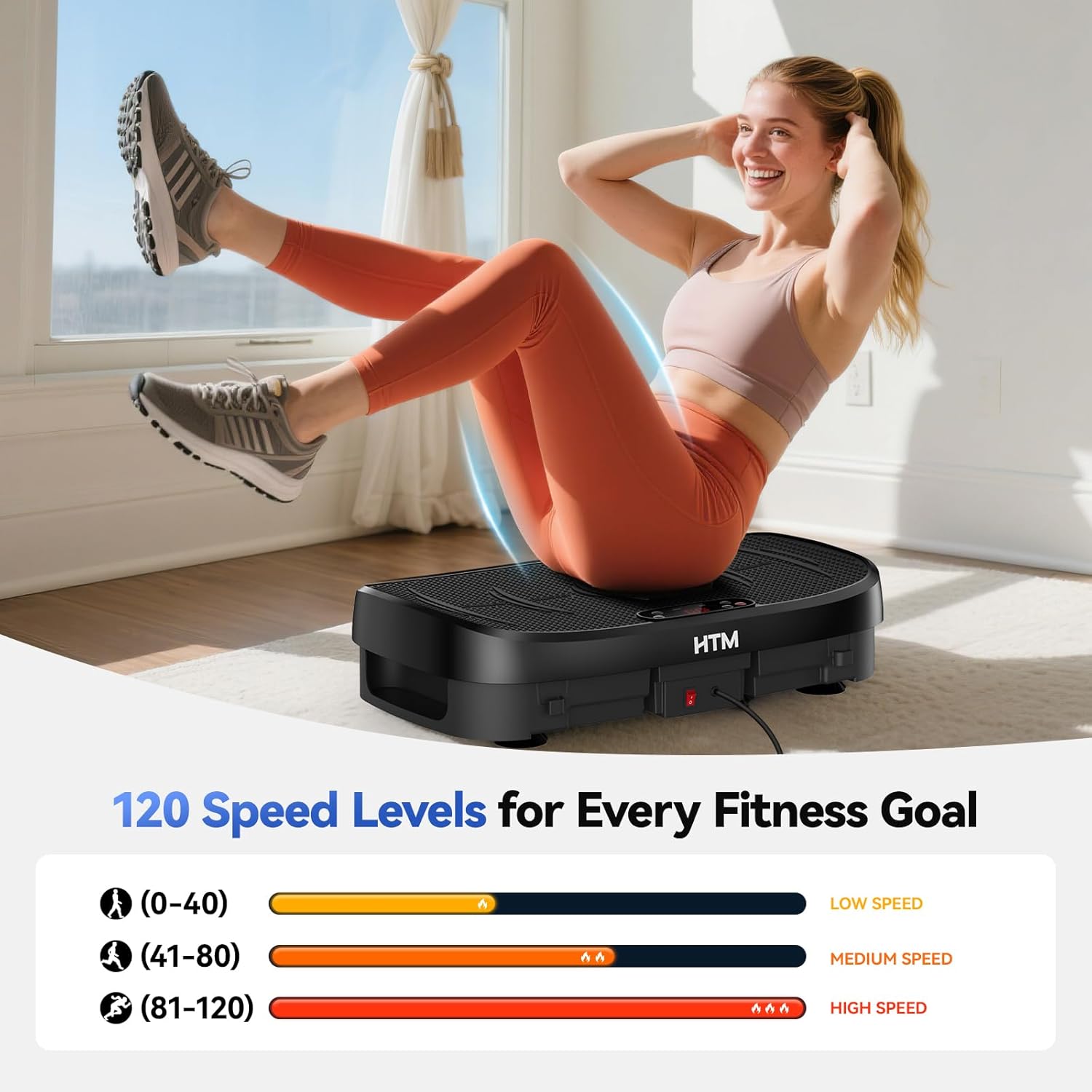 振動プレート脂肪燃焼フィットネスプラットフォーム全身120レ - Home Gym System のレビューと価格