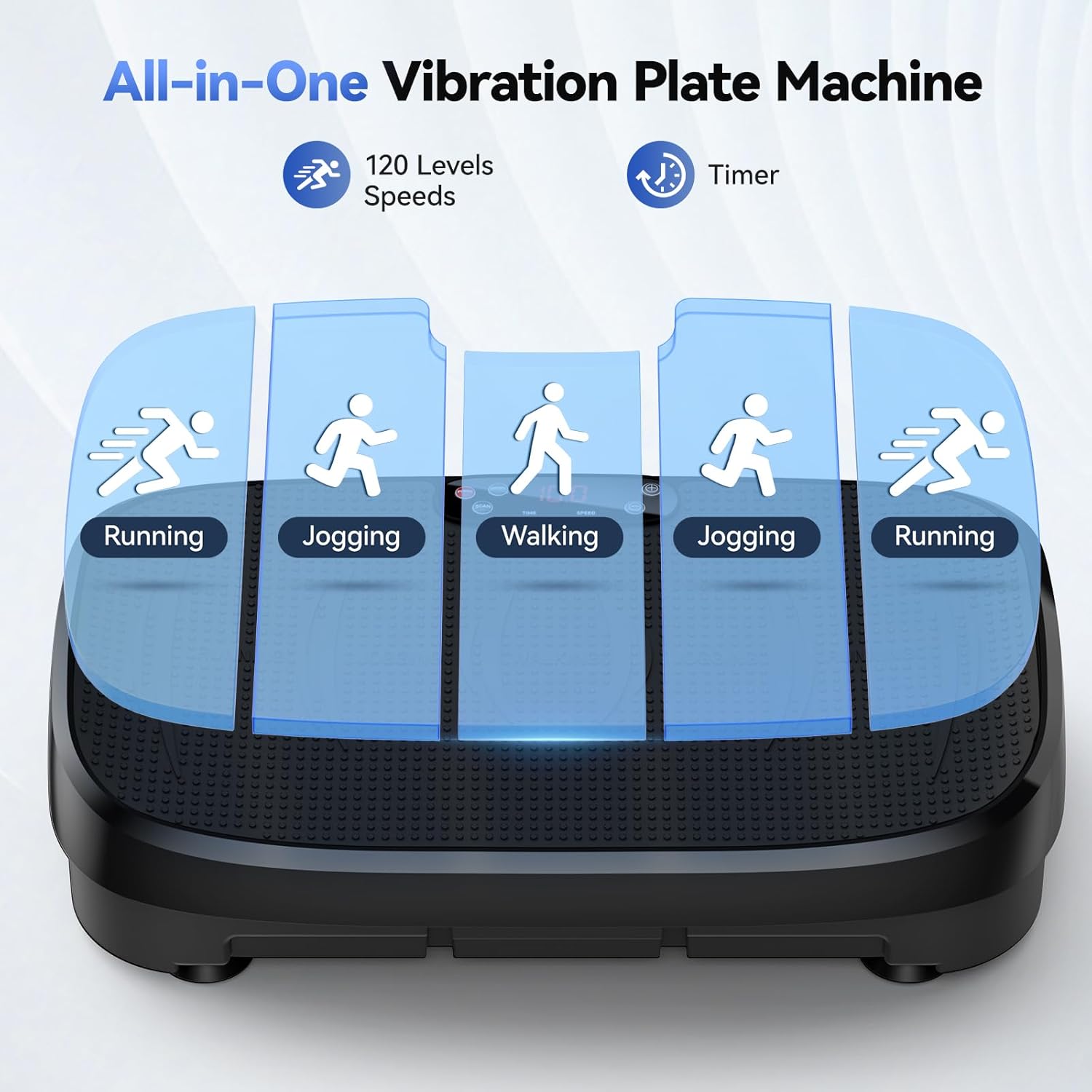 振動プレート脂肪燃焼フィットネスプラットフォーム全身120レ - Home Gym System のレビューと価格