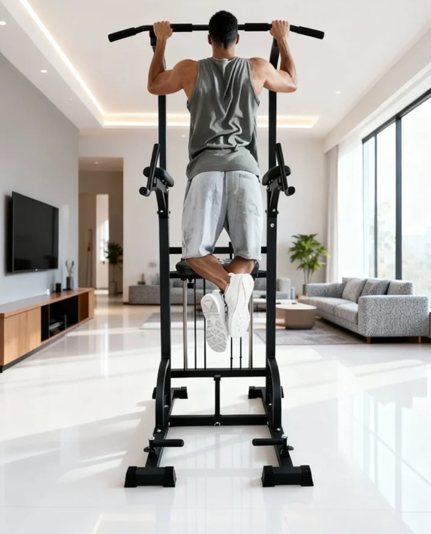 パワータワー プルアップディップステーション 450LBS  - Pull Up Bar Tower のレビューと価格