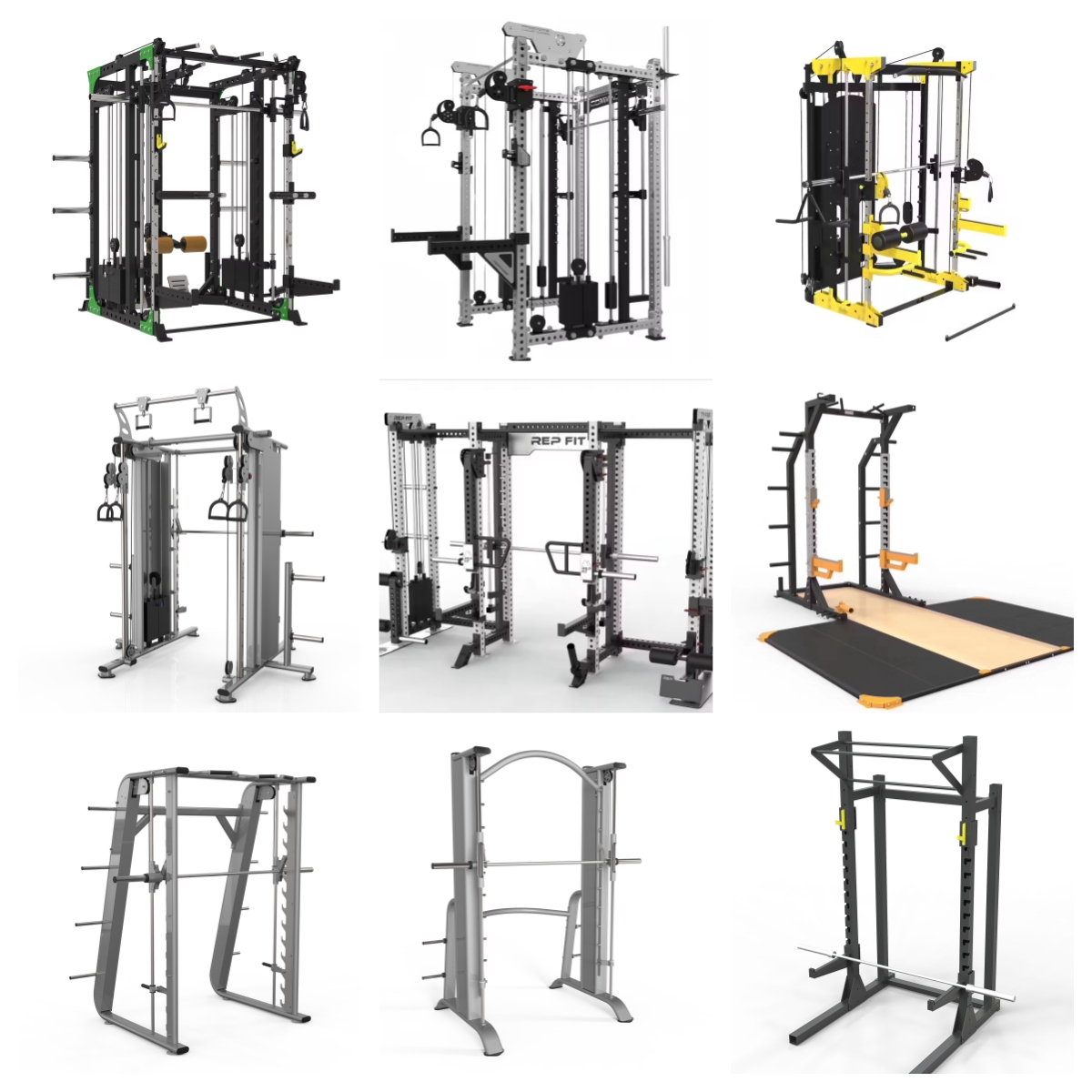 業務用ハーフラック 家庭＆ジム用多機能スクワットラック - Home Gym Half Rack のレビューと価格