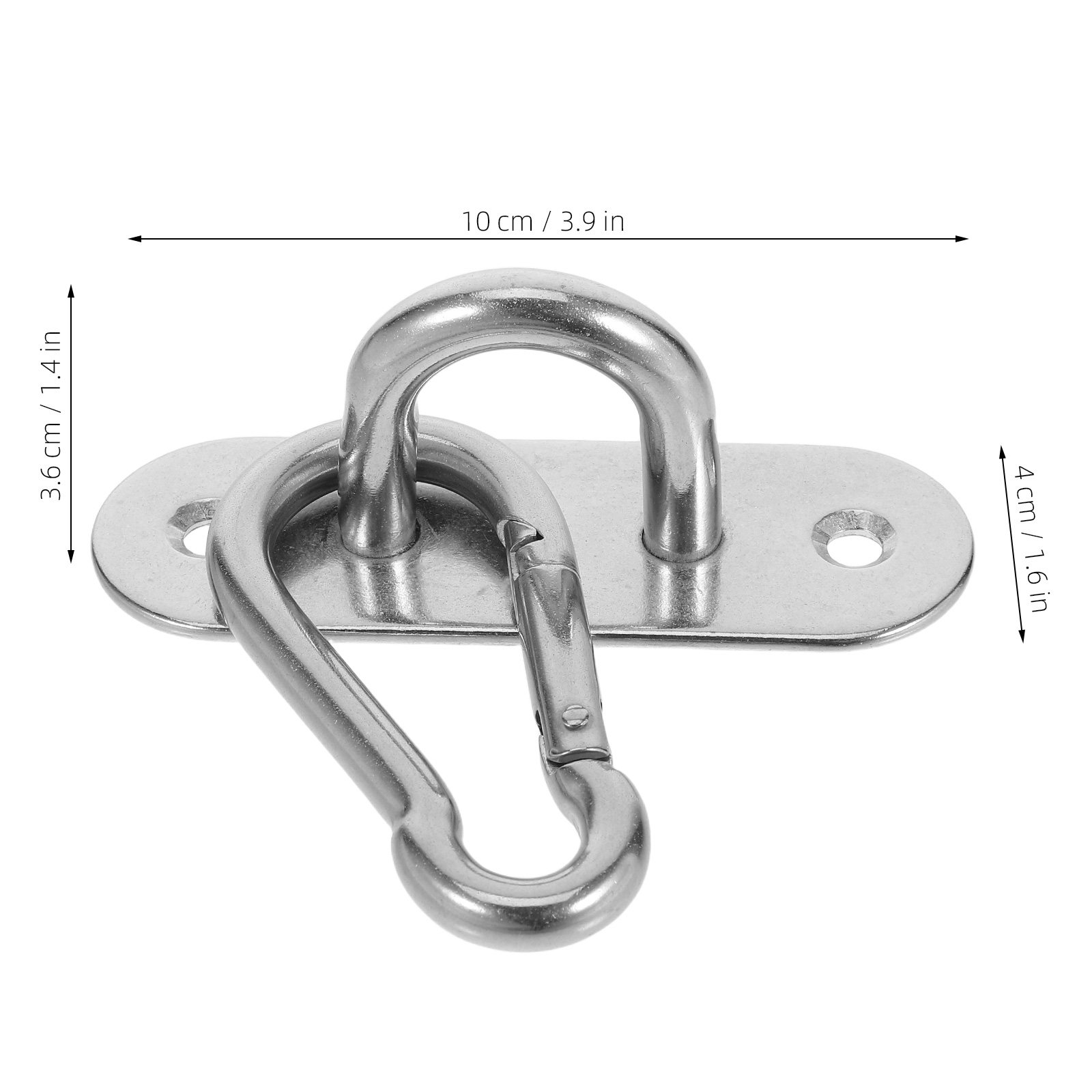 壁掛け式天井アンカー オーバル型ドアバックル シルバー サス - Suspension Trainer Door のレビューと価格