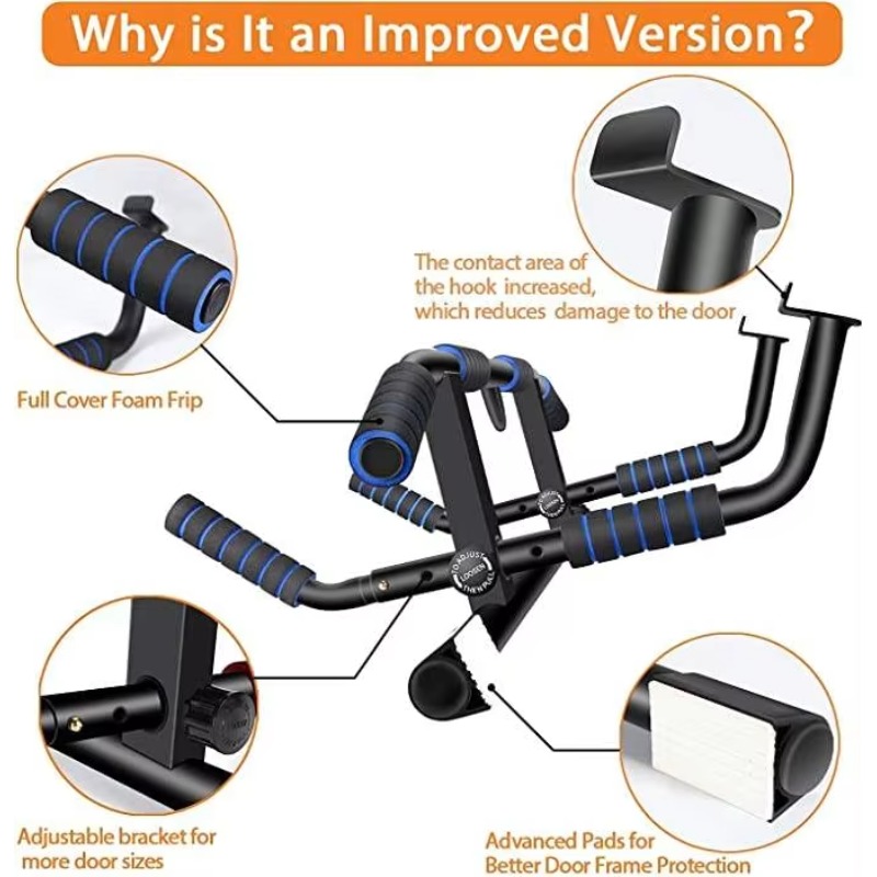 ドア枠用懸垂バー 多機能懸垂チンニングバー ホームドアフレー - Home Gym System のレビューと価格