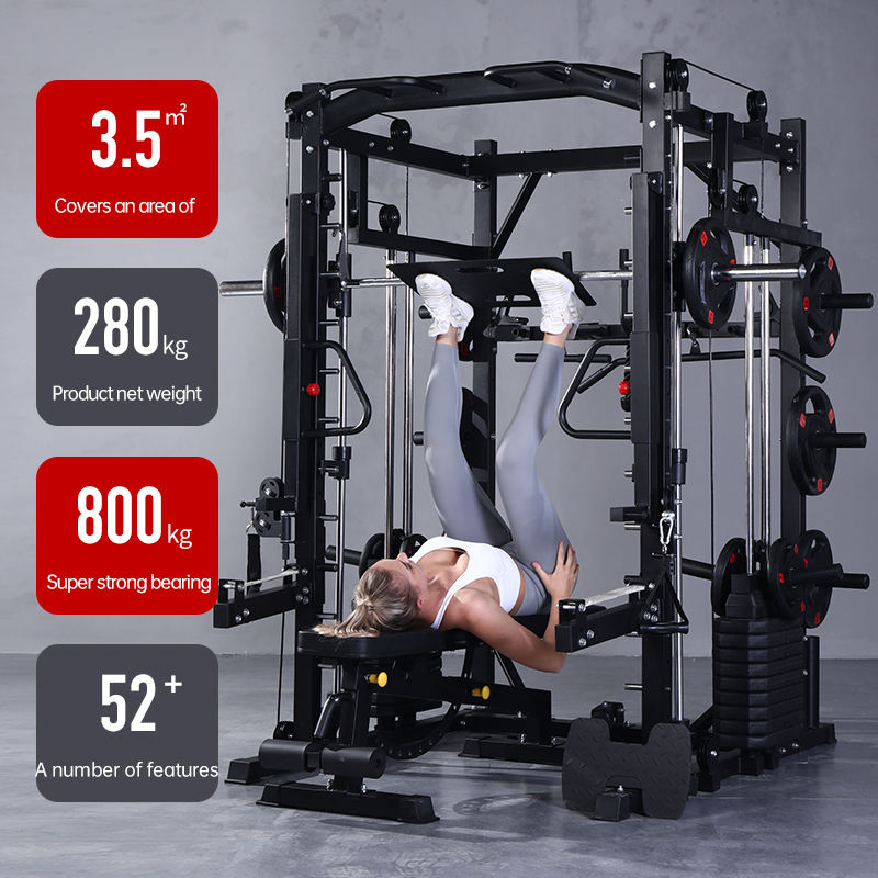 スミスマシン総合トレーニングパワーラックプロフェッショナル多 - Leg Press Machine のレビューと価格
