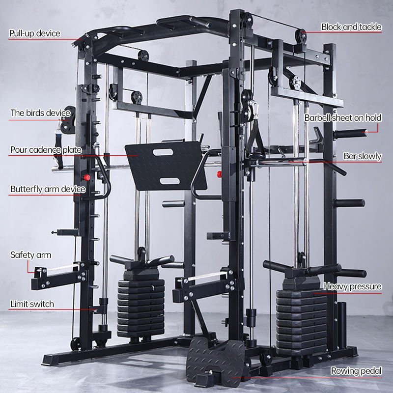 スミスマシン総合トレーニングパワーラックプロフェッショナル多 - Leg Press Machine のレビューと価格