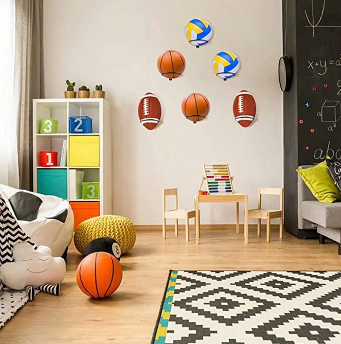 省スペース壁掛けバスケットボールディスプレイスタンド - ホ - Home Gym Installation のレビューと価格