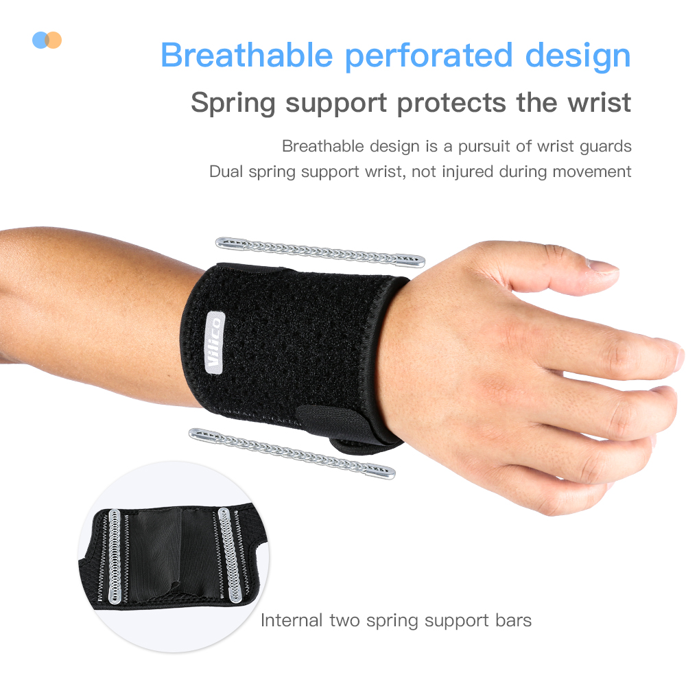Vilicoアジャスタブルスポーツリストガード、フィットネス - Lifting Straps Wrist のレビューと価格