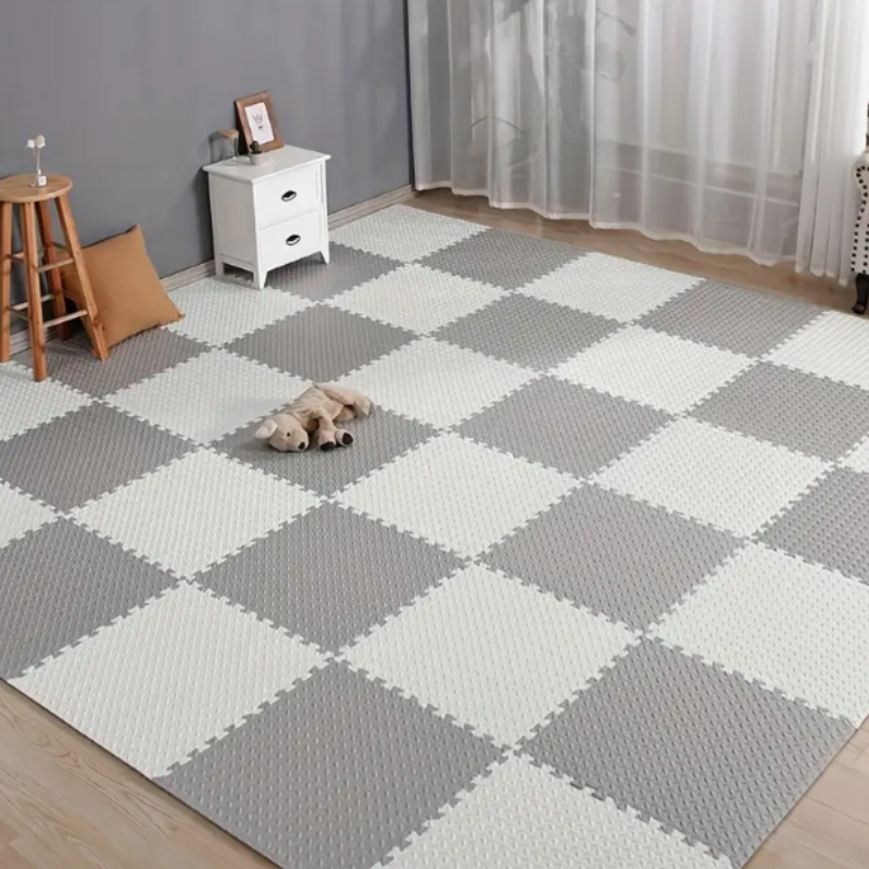 新しい 60 × 60 センチメートル子供部屋パズルラグ E - Home Gym System のレビューと価格