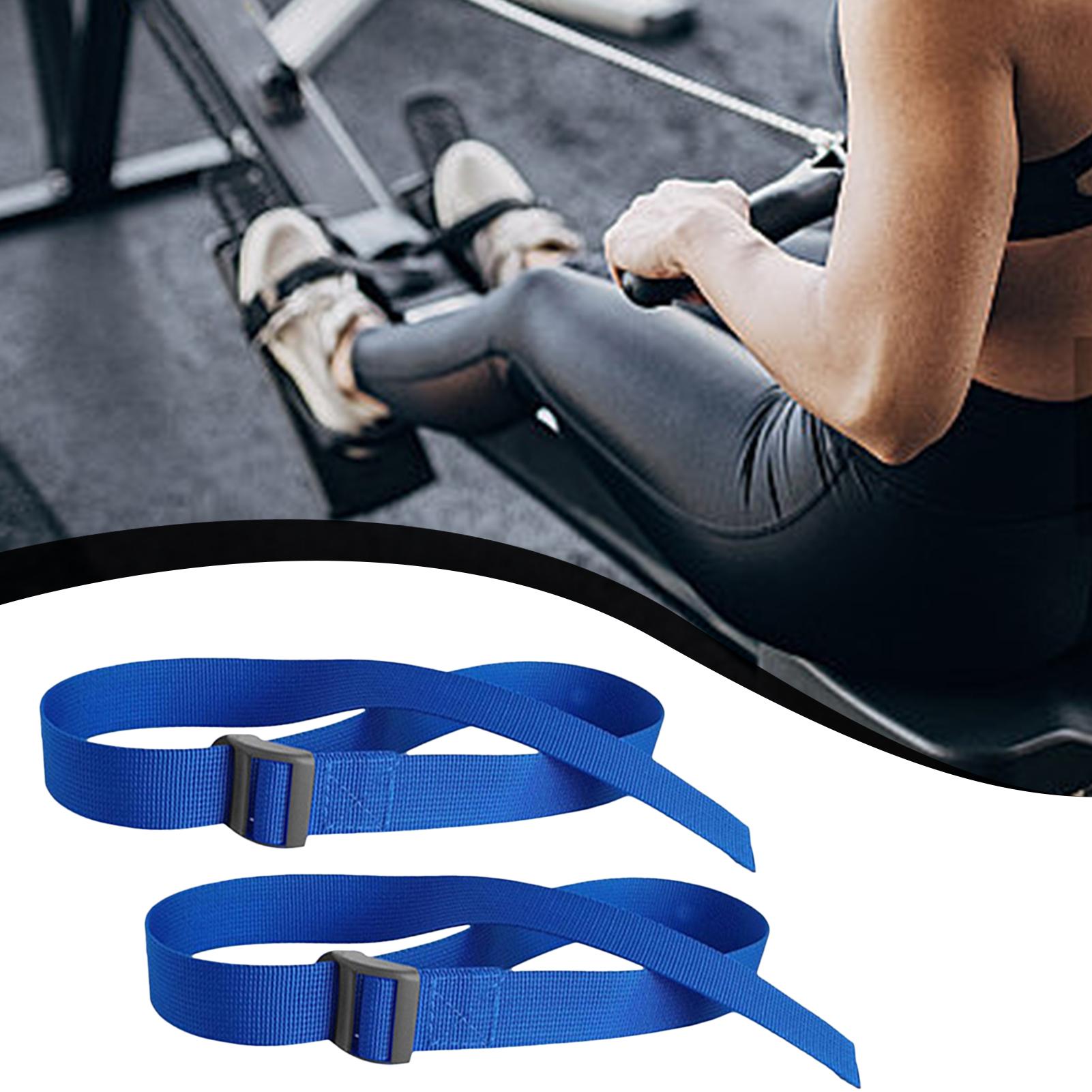 2 個ローイングマシンフットストラップ脚トレーニング再利用可 - Home Gym Installation のレビューと価格