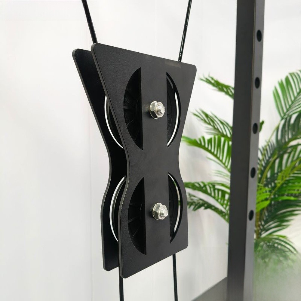 ホームジム用ダブルプーリーシステム、レジスタンスバンド対応、 - Home Gym Lat Pulldown のレビューと価格