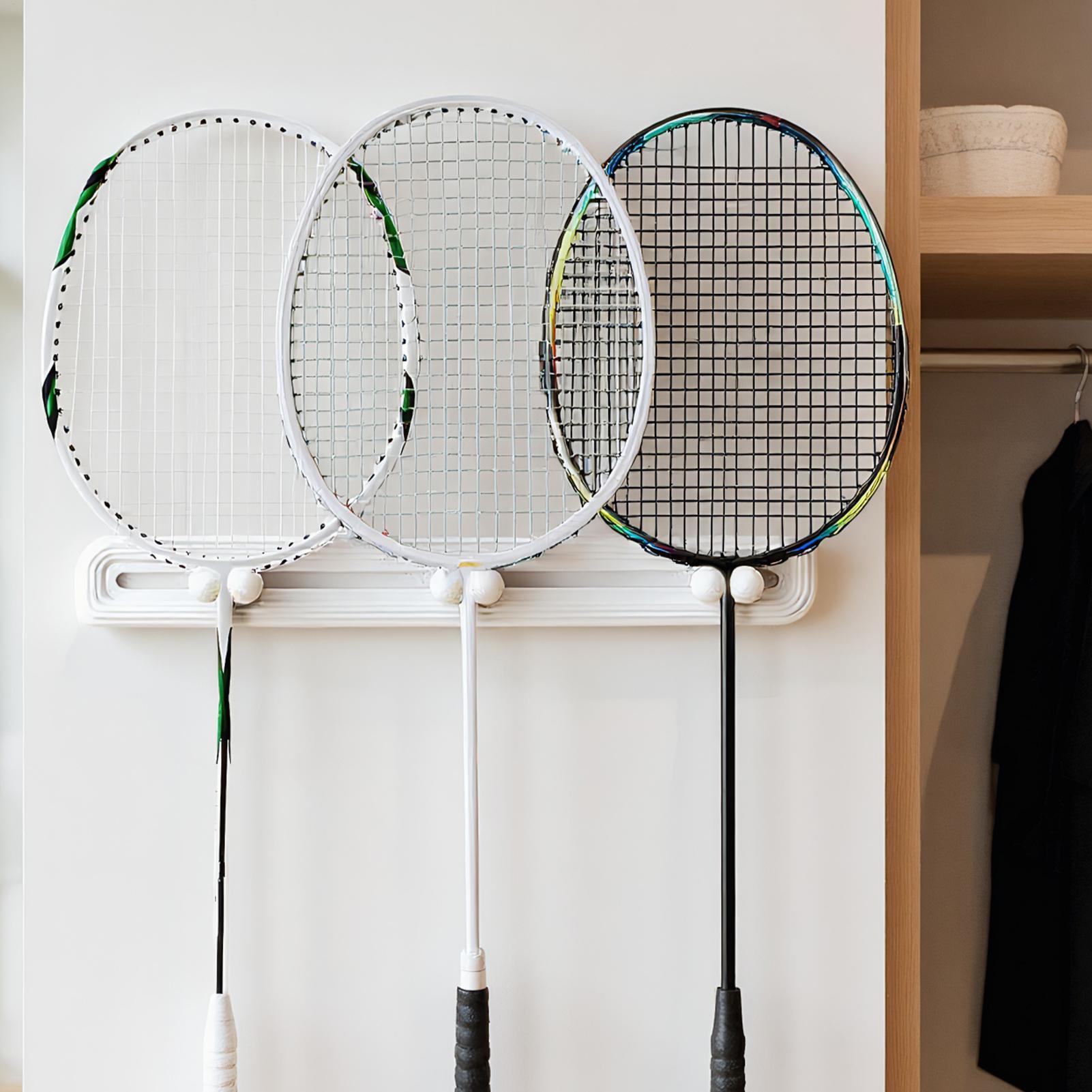 コートラック壁掛けバドミントンパドルスライドスタンドピクルス - Home Gym In Apartment のレビューと価格