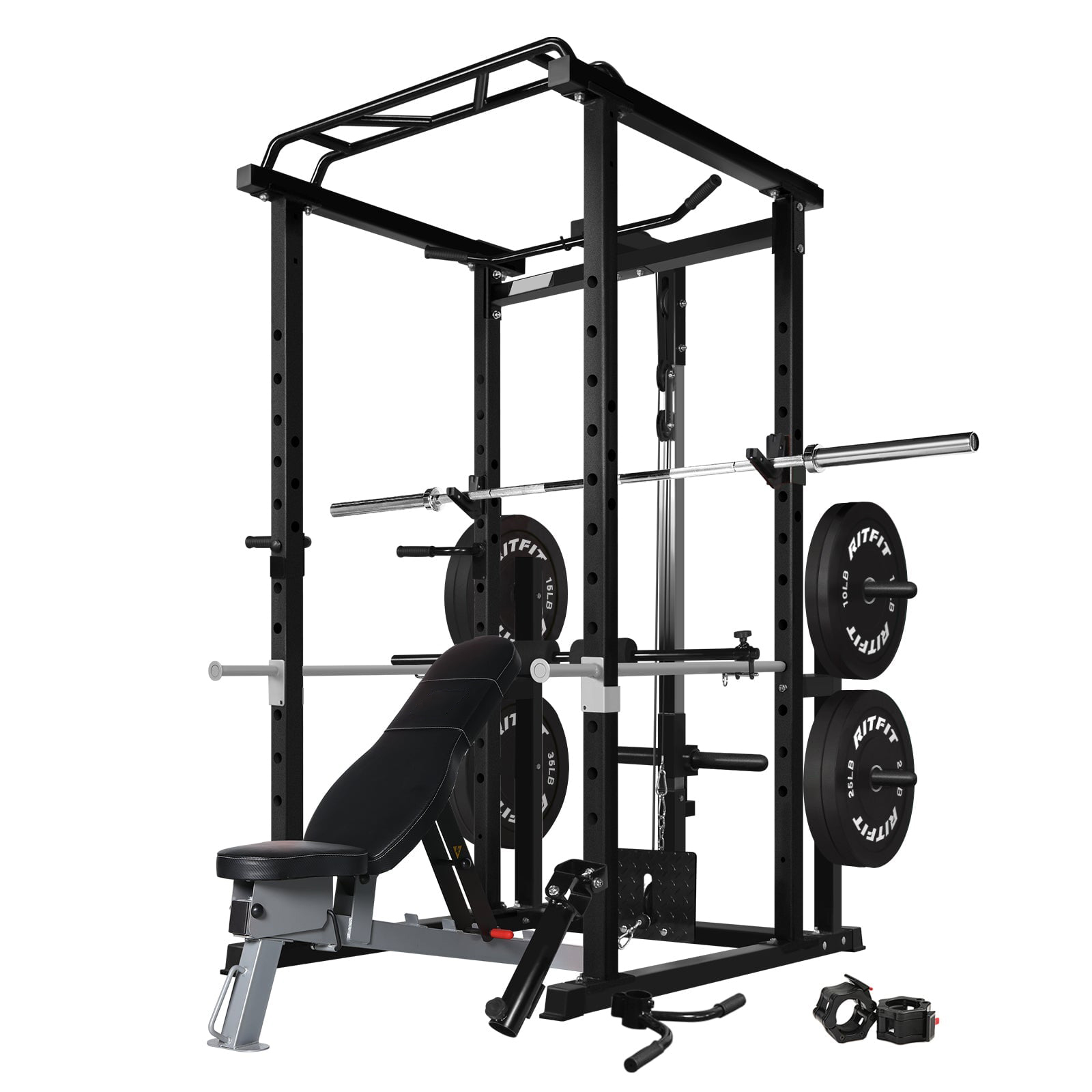 業務用多機能パワーケージホームジム（プルダウンシステム、スク - Home Gym System のレビューと価格