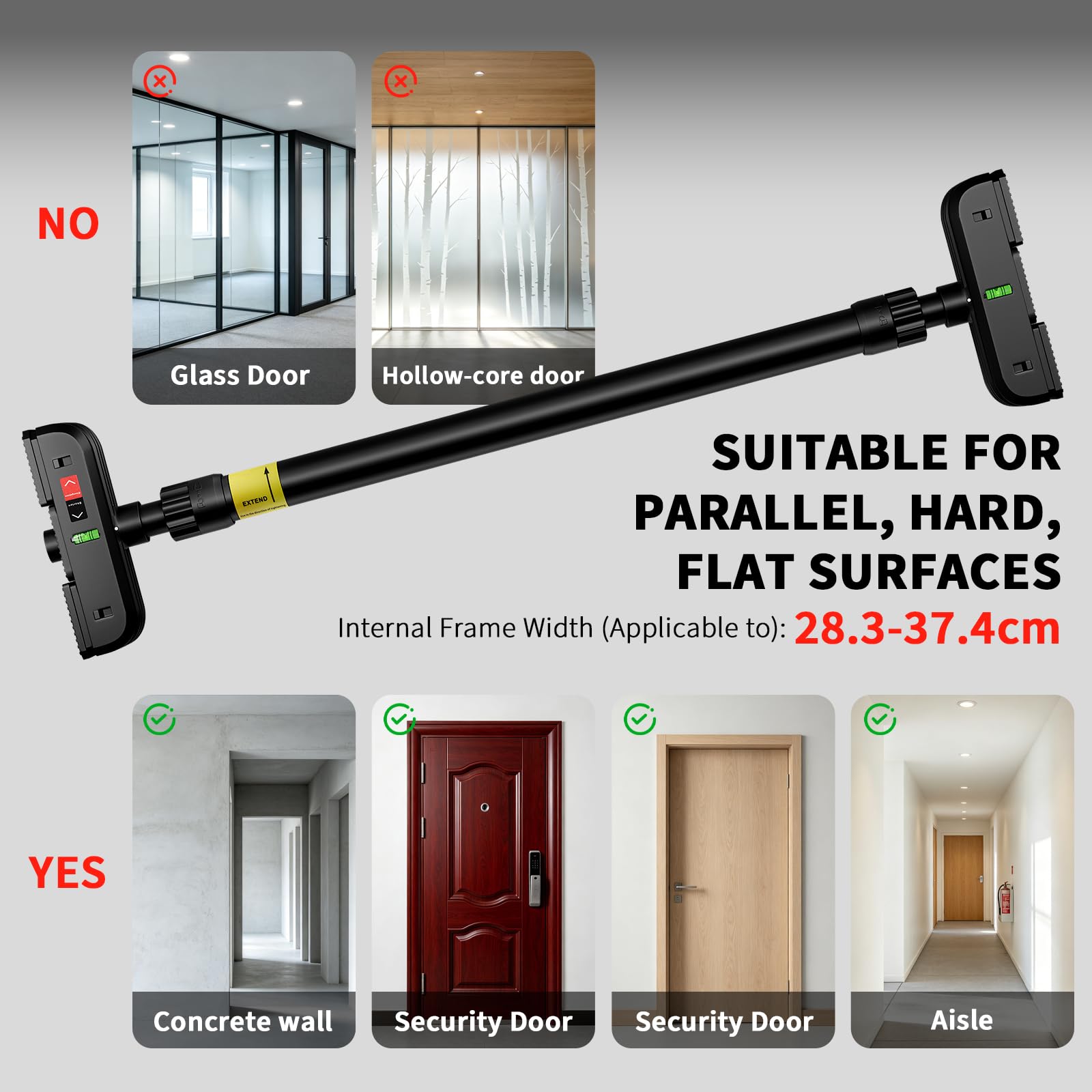 ドア枠用懸垂バー、ネジ不要、耐荷重440ポンド |   調節 - Suspension Trainer Door のレビューと価格