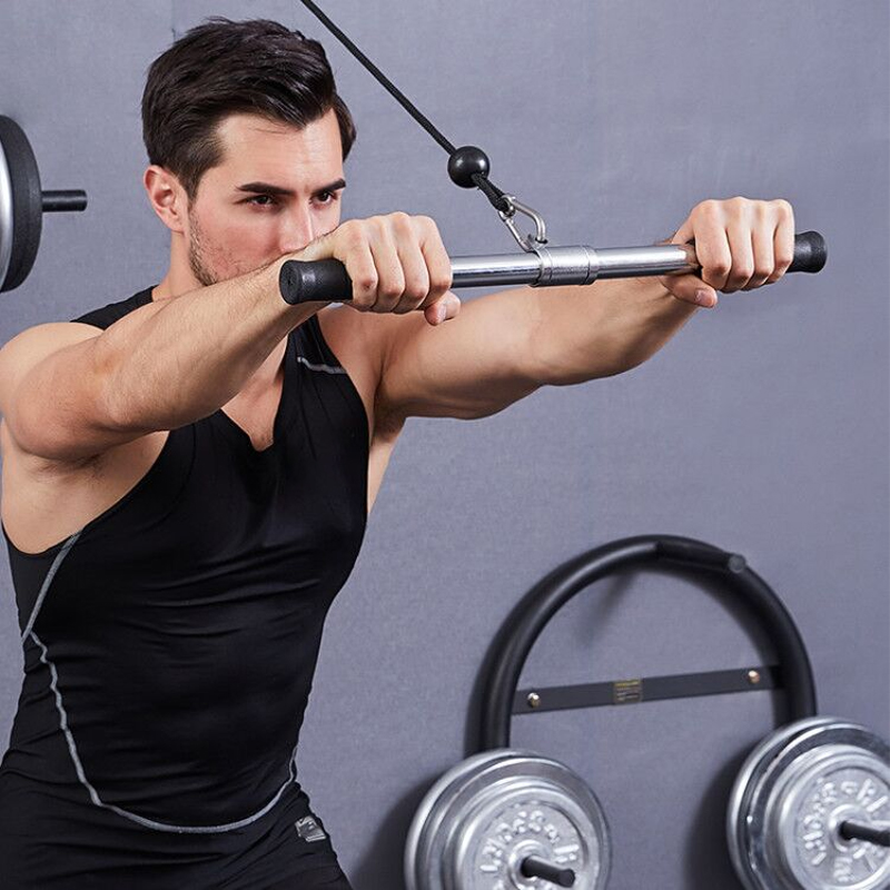 プーリーケーブルマシン ラットプルダウンバー - 上腕二頭筋 - Home Gym Lat Pulldown のレビューと価格