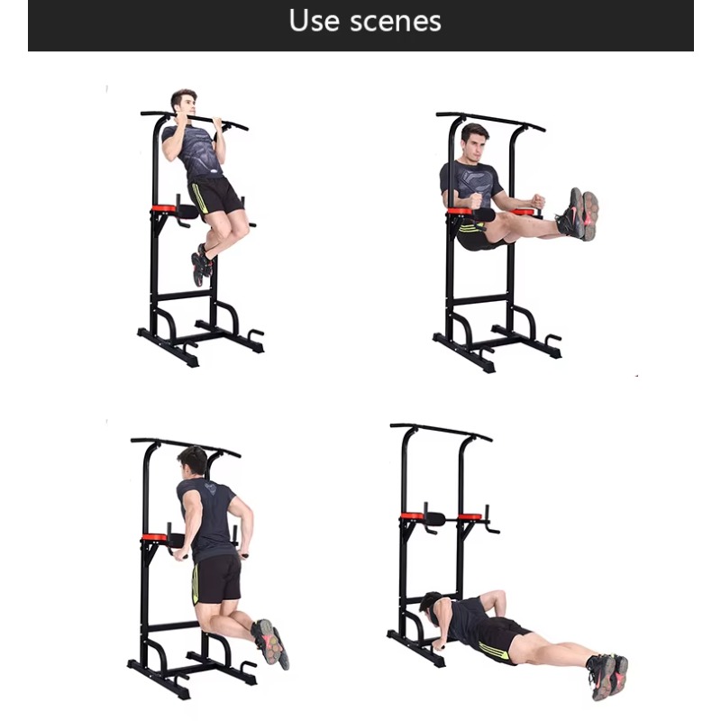 調整可能な多機能パワータワー ワークアウト ディップススタン - Pull Up Bar Tower のレビューと価格