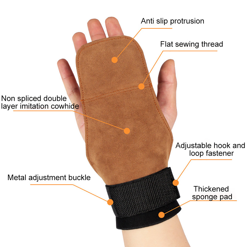 レザージムグローブ,滑り止め,ウェイトリフティングベルト,デ - Lifting Straps Wrist のレビューと価格