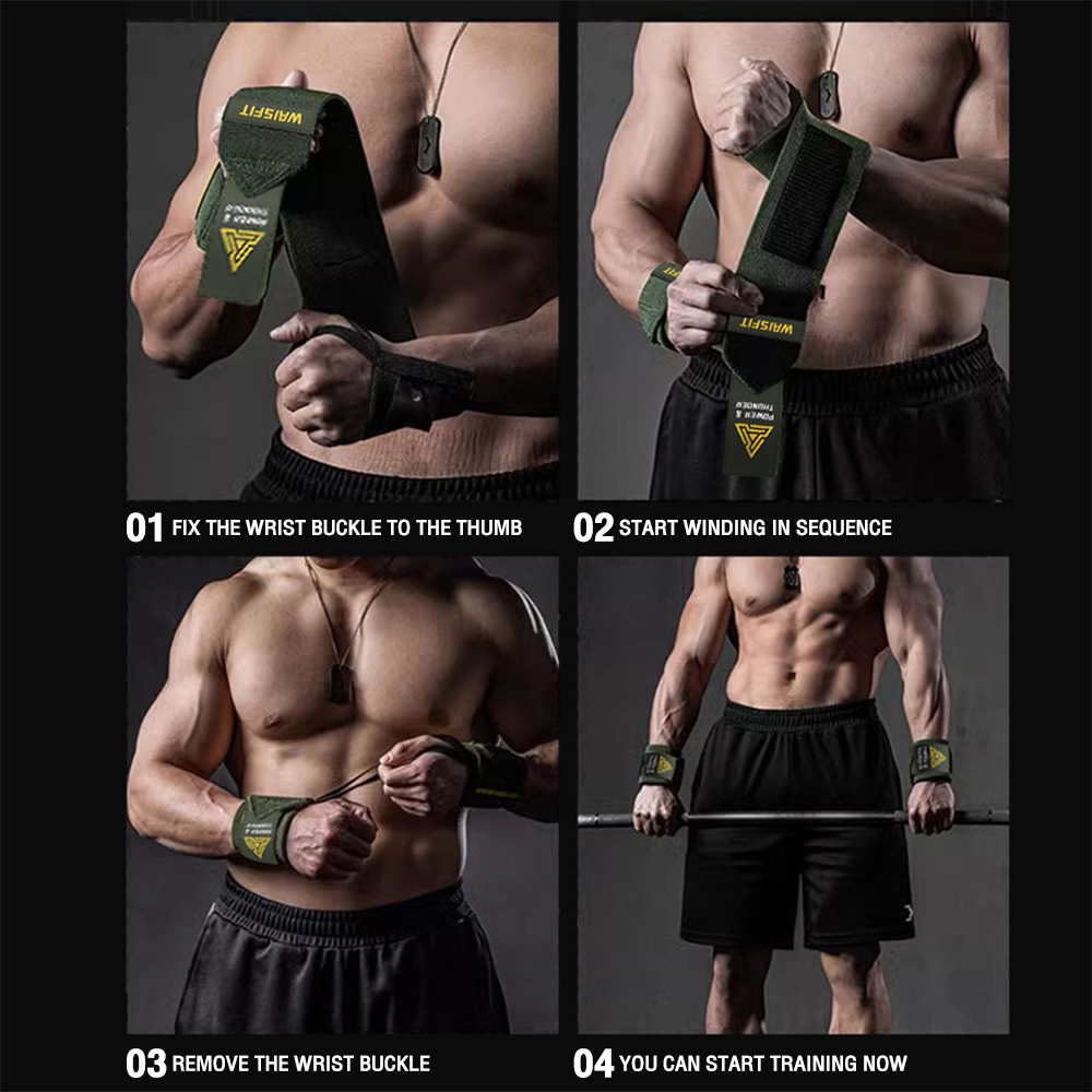1 ペアのプレミアム リスト サポート フィットネス リスト - Lifting Straps Wrist のレビューと価格