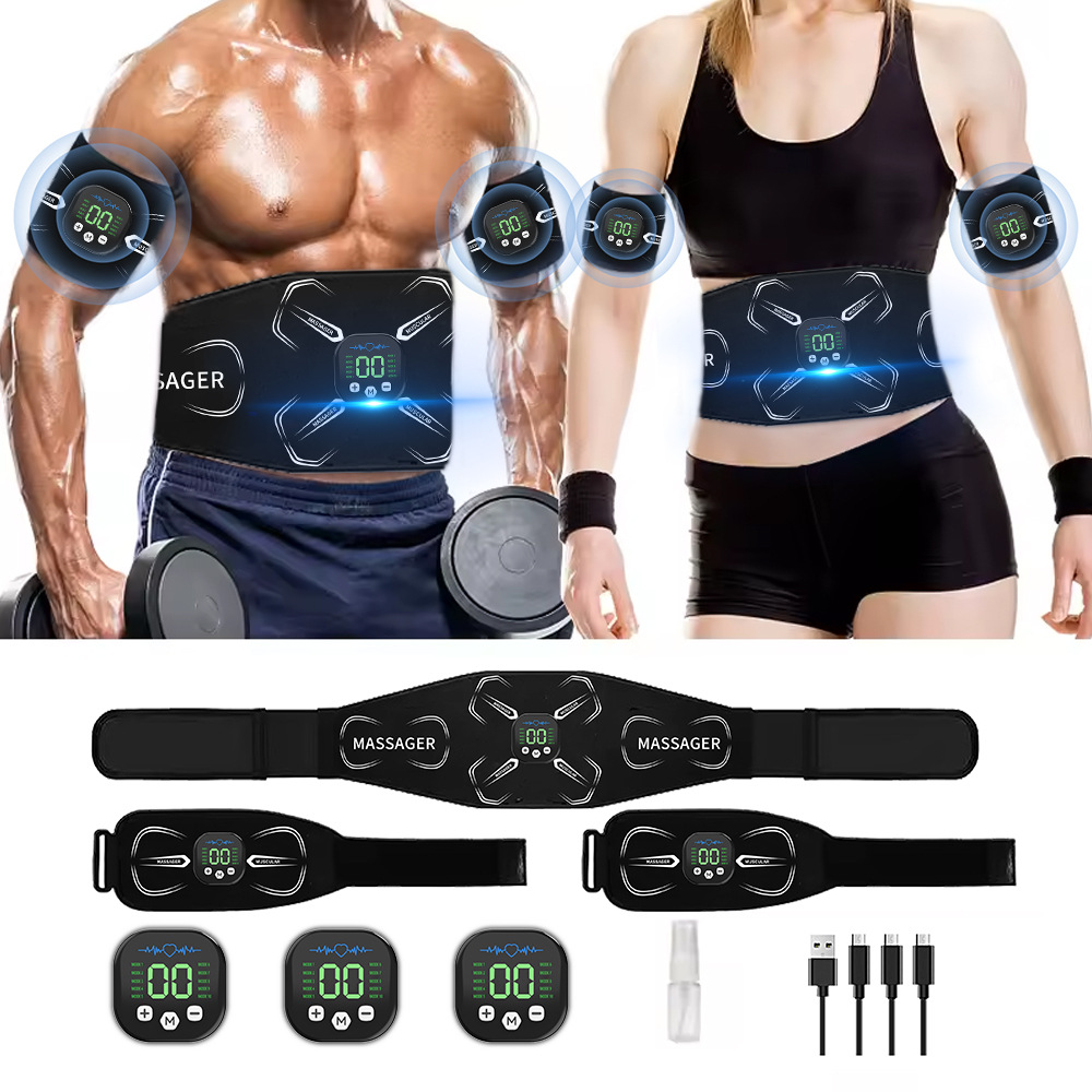 EMS 筋肉刺激装置腹部トレーナー腹筋トナー腕腹脚エクササイ - Home Gym Setup のレビューと価格
