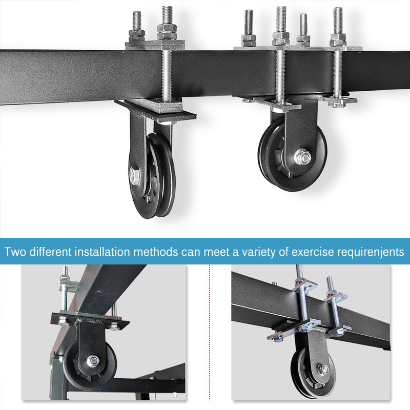 高耐久プーリーシステム - ホームジムの筋力トレーニングとケ - Home Gym Lat Pulldown のレビューと価格