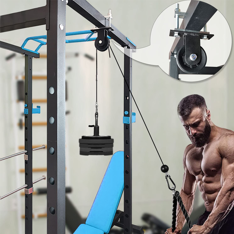 高耐久プーリーシステム - ホームジムの筋力トレーニングとケ - Home Gym Lat Pulldown のレビューと価格