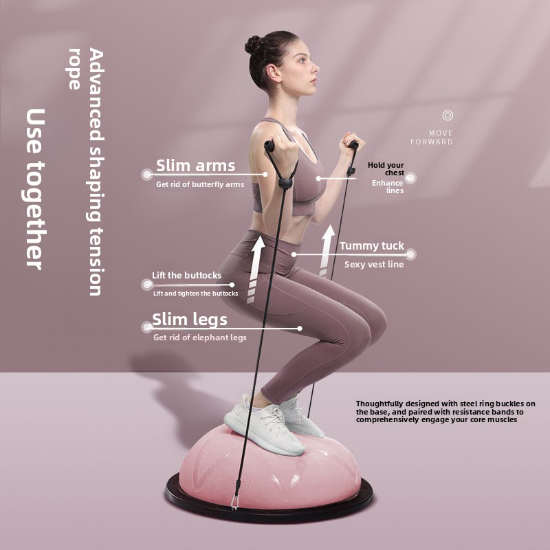 ボスボール 厚みのある耐爆ボスボール 半球バランスヨガ ピラ - Home Gym Half Rack のレビューと価格